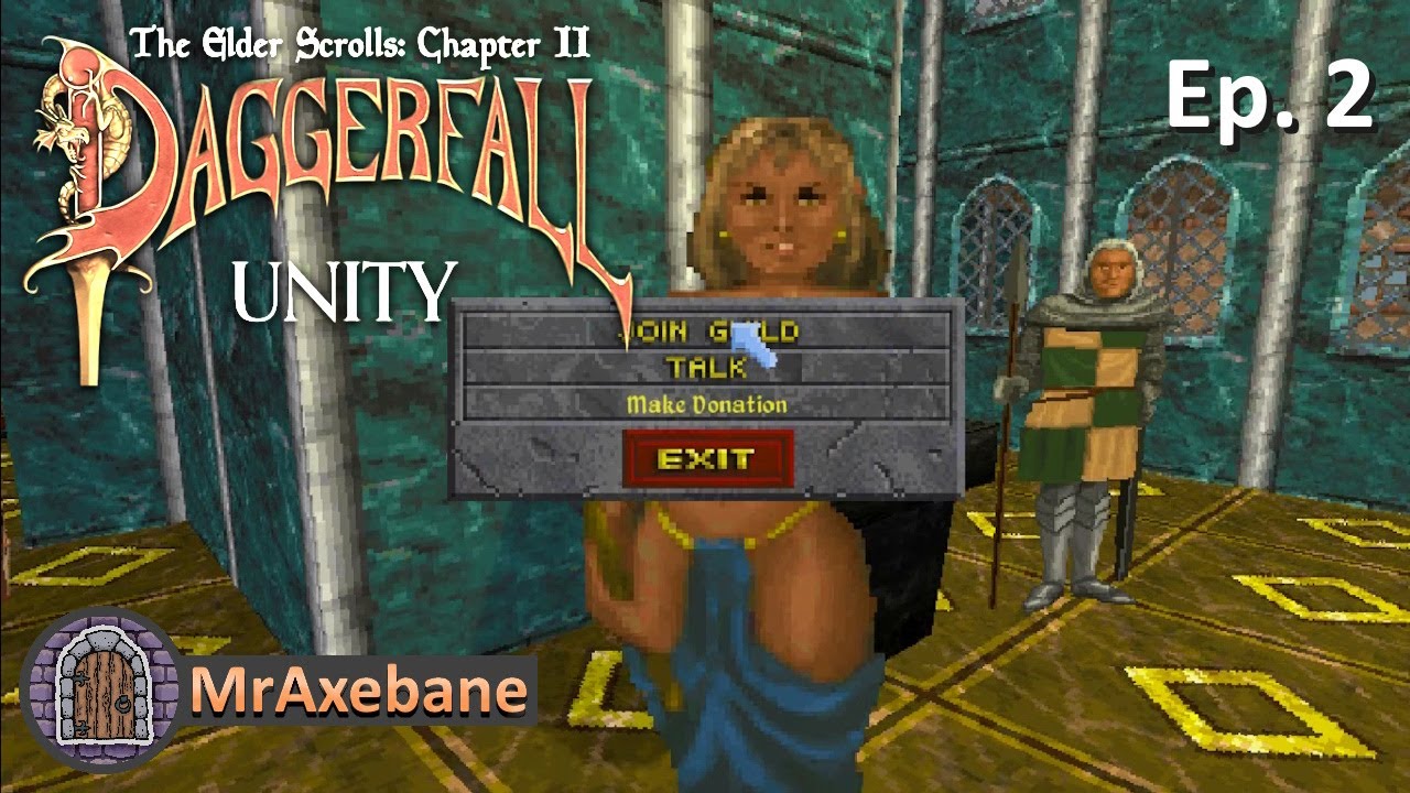 Weird questing and lost in the dungeon! - Ep 2 - Daggerfall Unity - YouTube