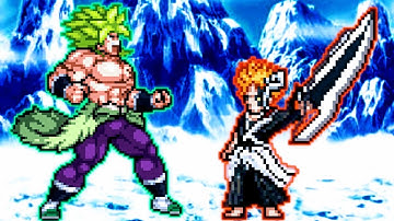 Broly DBS VS Ichigo TYBW V3 in Jump Force Mugen