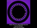 Multicorn Fractal | CGL | Jaysmito Mukherjee | #shorts