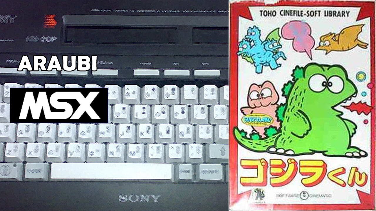 Gojira-kun (Compile, 1985) MSX [162] El Kiosko