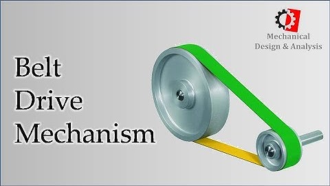 Belt Drive Motion Mechanism Tutorial Video