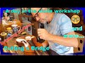 A window into the Violinmaker's Workshop - Cutting a bridge and other random workshop chat