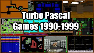 картинка: Turbo Pascal Games 1990 - 1999 / Турбо Паскаль игры 90-х / Игры на паскале / MS-DOS, Windows