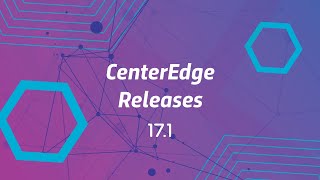 CenterEdge Advantage Release 17.1