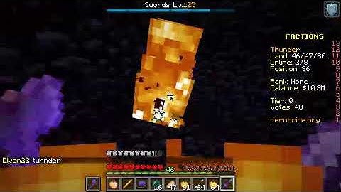 OP 1v2 in Herobrine.org  Hades Faction