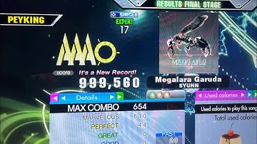 (DDR A3) 17 PFC#14 Megalara Garuda (ESP-17) 999,560!!!