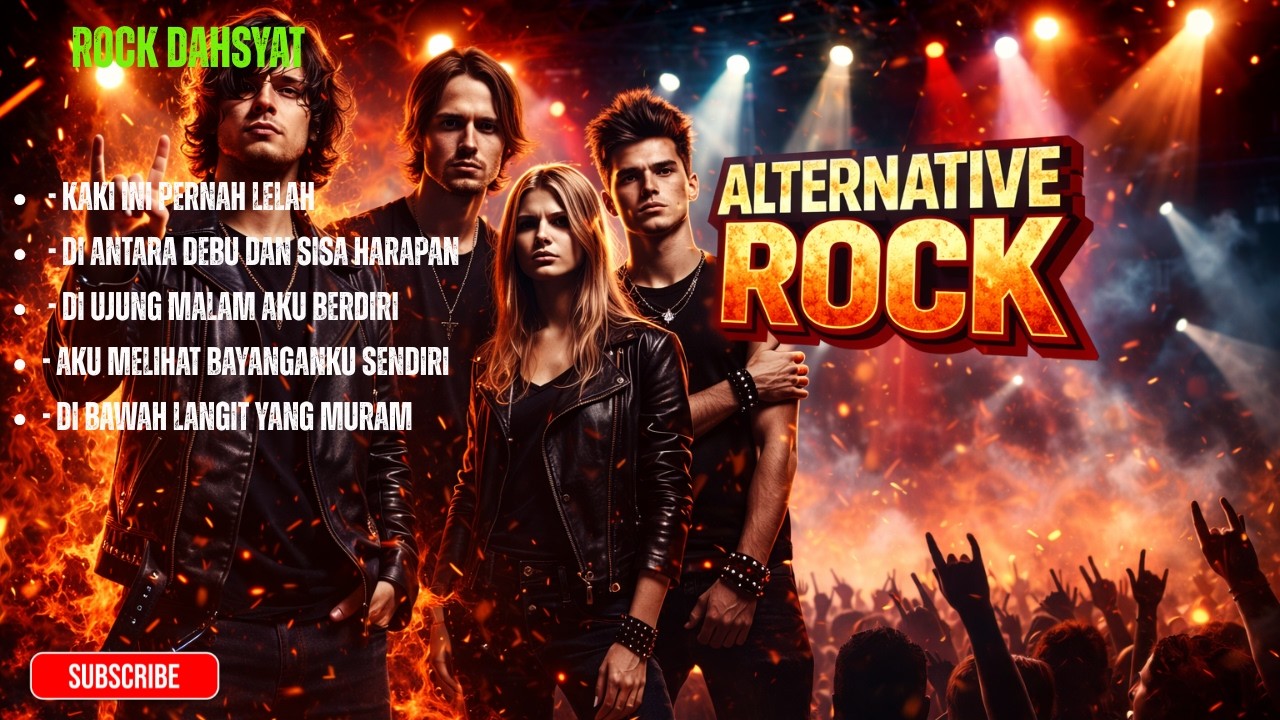 ROCK ALTERNATIVE PLAY LIST 2026 ‼️ JIWA BEBAS DENGAN MUSIK CADAS....‼️‼️