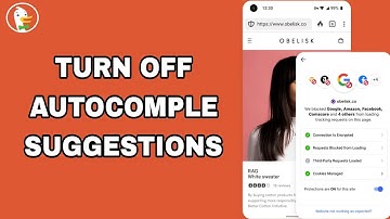 How To Turn Off Autocomple Suggestions On DuckDuckGo Private Browser App