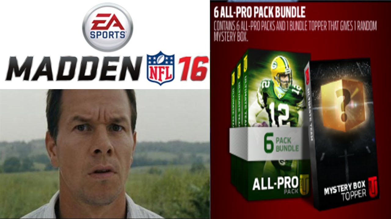 MADDEN 16 MUT Mystery Box Bundle Pack Opening