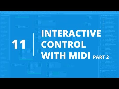 Isadora 2 - #11, Part 2: Interactive control with MIDI [LEGACY]