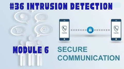 SC Modul 6 Part 2 -  Intrusion detection
