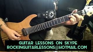 MIDNIGHT OIL Profiteers Guitar Lesson + How to play + Solo