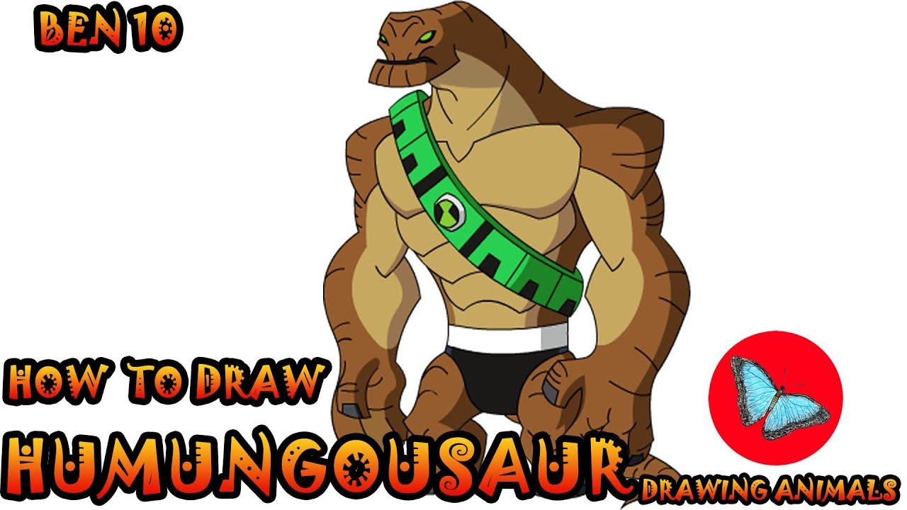 My drawing of Humungousaur | Ben 10 Amino