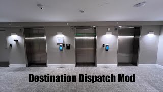 Destination Dispatch Elevators at the View at Blue Ridge Commons (Former Sheraton) in Roanoke, VA