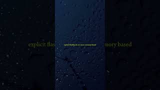 Explicit memories replay as stories we can tell implicit memory return as feelings we can’t explain