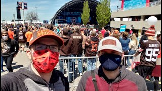 Browns 2021 NFL Draft Experience Tour, from Cleveland, OH (5/1/21)