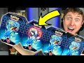 I PULLED SHINY CHARIZARD GX! - Only Opening Gyarados Hidden Fates Pokemon Card Tins