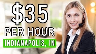 ✅$16 - 35/hr Work From Home Jobs in Indianapolis, Indiana (Remote Jobs)