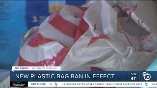 States New Plastic Bag Ban Now In Effect