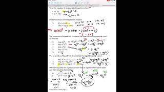 MAC1105 test 4 review part 2