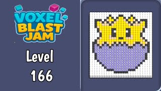 Voxel Blast Jam Level 166 Gameplay 