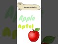 saying apple in German 🍎🍏