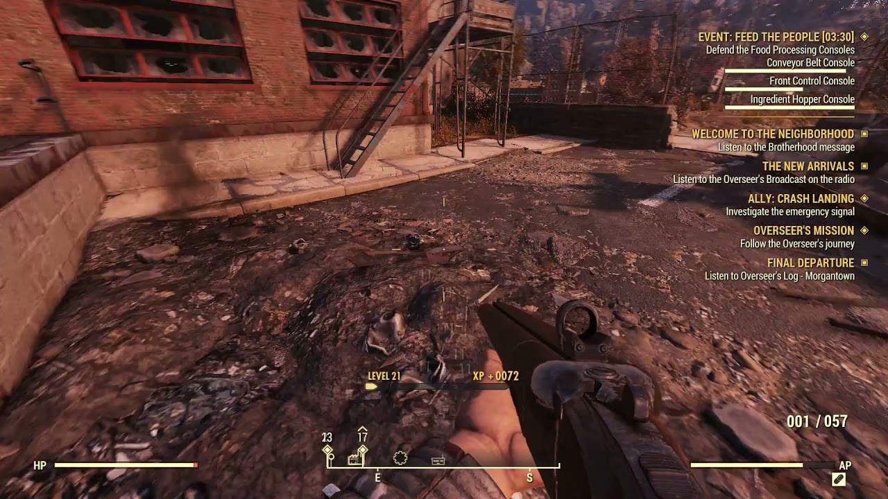 Fallout 76 - Feral ghoul logs out of the server