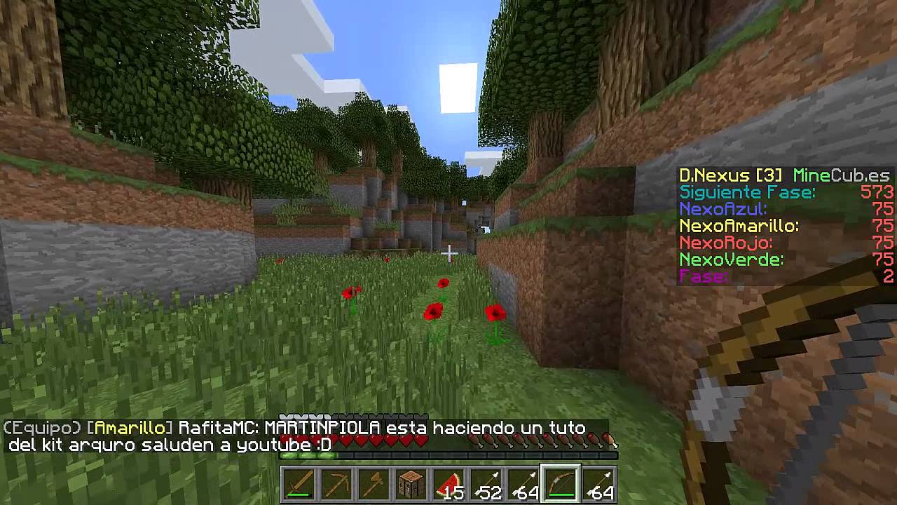 Minecraft - Tutorial Kit Arquero - Destruye el Nexus - YouTube