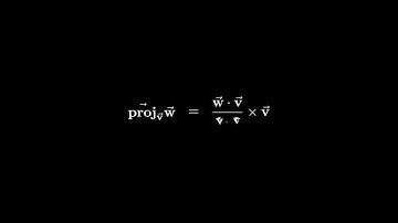 vector projection and the dot product | jaj•a•person animates maths