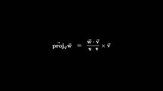 vector projection and the dot product | jaj•a•person animates maths