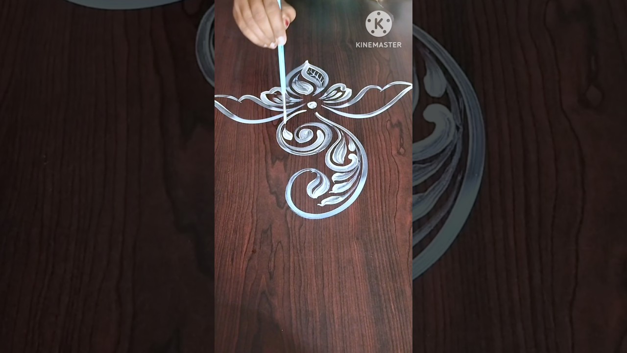 Easy and Beautiful Alpona Design Laxmi Puja 🌼🌸