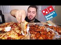 DOMINOS PIZZA & HOT WINGS MUKBANG