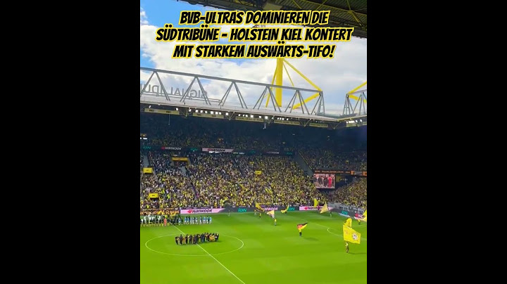 BVB-Ultras dominieren die Südtribüne – Holstein Kiel kontert mit starkem Auswärts-Tifo!