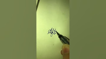 Aftab name calligraphy