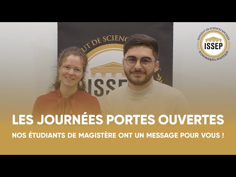 Les journées portes ouvertes de l'ISSEP