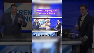 News Company Tries Grimace Shake