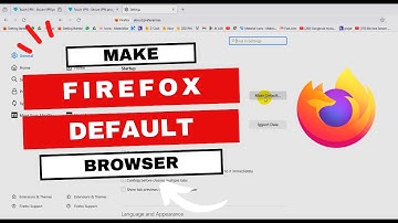 How To Make Mozilla Firefox Default Web Browser In Windows 10/11