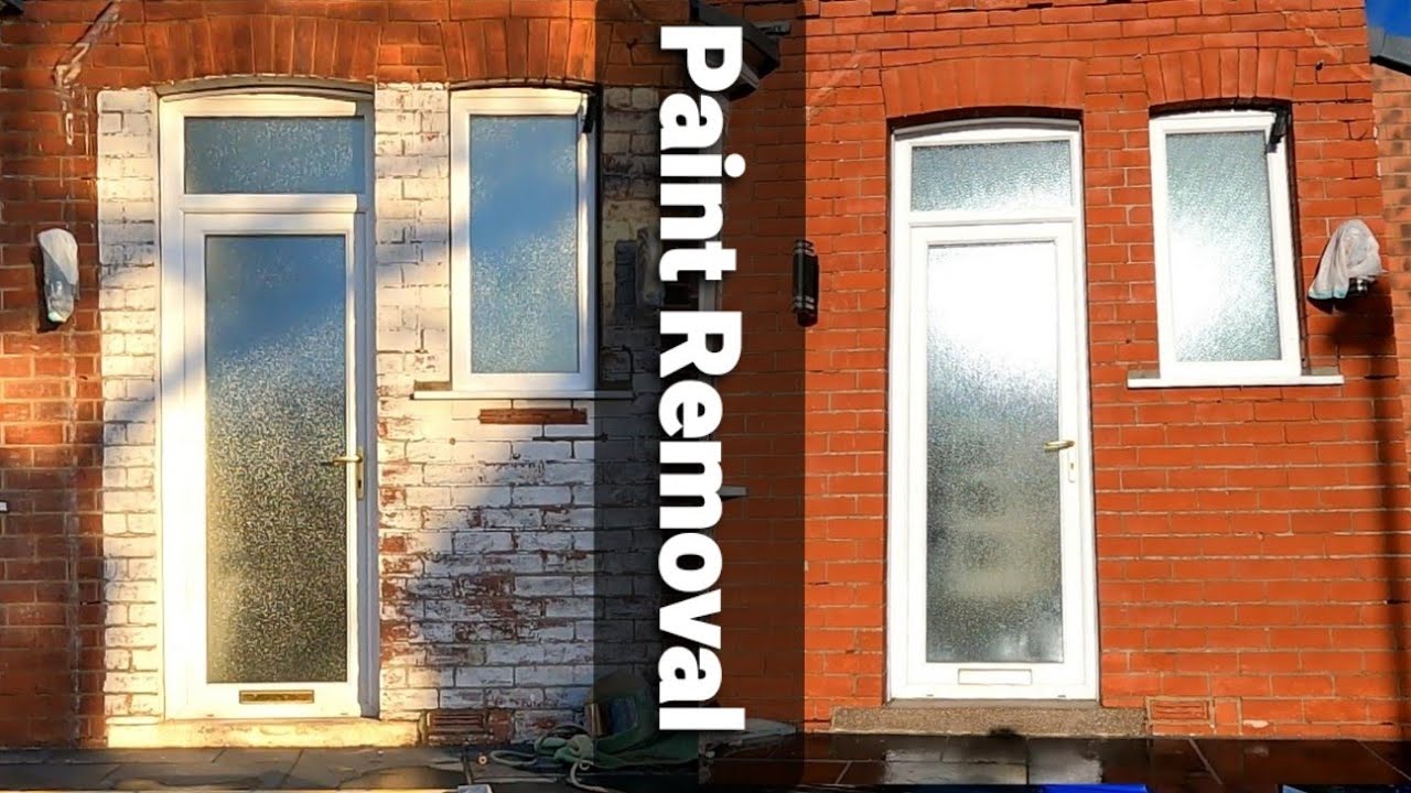Removing Paint off Brick dustless SandBlasting YouTube
