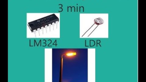 How To Make Street Light Just in 3 Minutes Using LDR and LM324