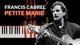 Francis Cabrel - Petite Marie - Easy tutorial for beginners