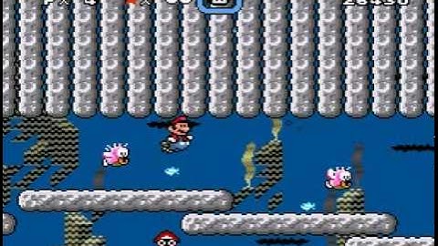Super mario world custom level: blooper ocean 2