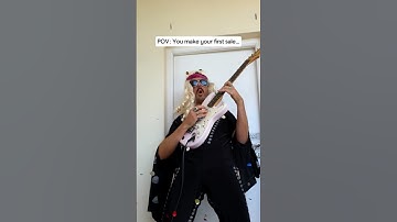 POV: You Make Your First Sale 🎸