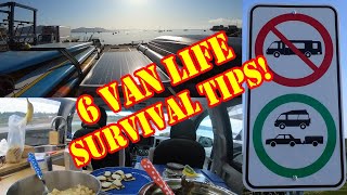 6 van life survival tips!