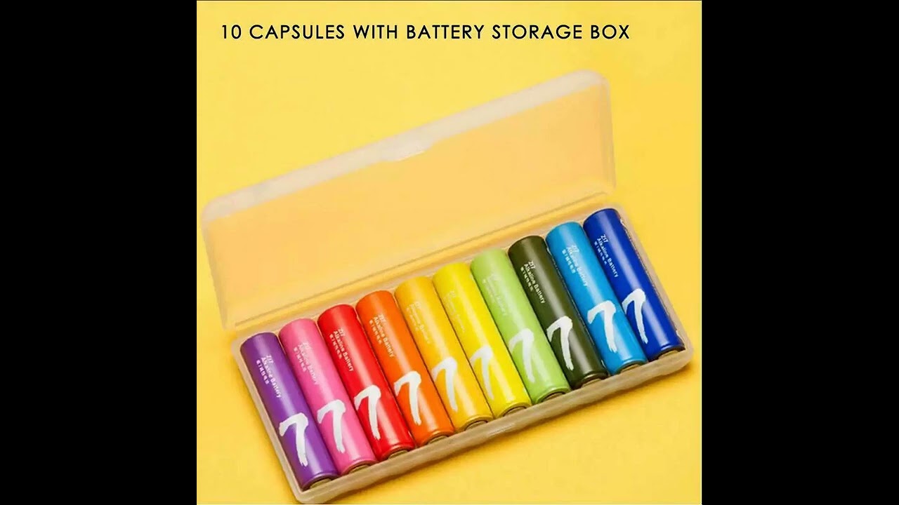 ✅₱150❤️XIAOMI Zmi ZI7 AAA Alkaline Rainbow Battery Set of Disposable Batteries for Camera Mouse