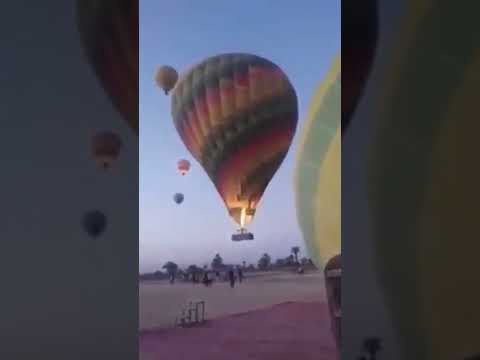 ⚡️В Египте упал воздушный шар с туристами #новости