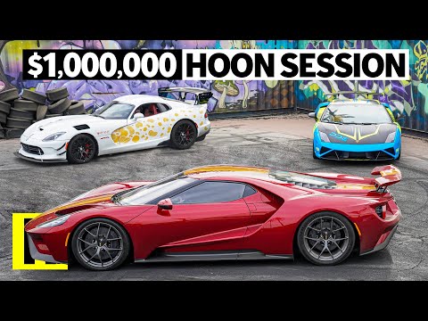 Daily Driven Exotics Invade the Burnyard! Ford GT, Dodge Viper, and Lambo Get Rowdy