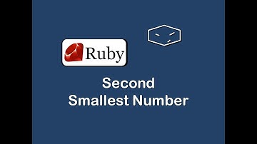 second smallest number in ruby