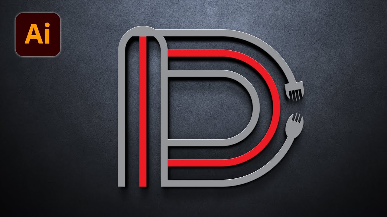 Creative Restaurant Logo Design in Adobe Illustrator - Step by Step ...