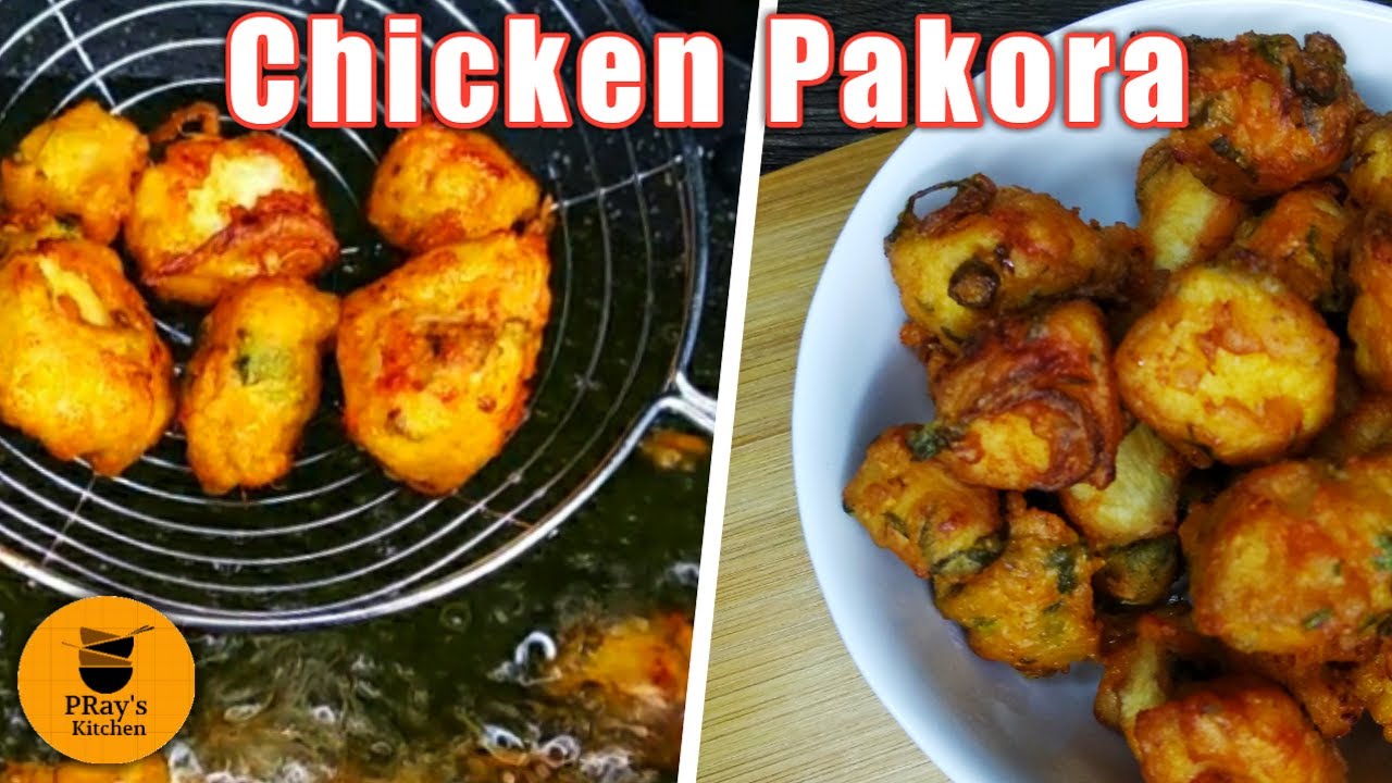 Onion Chicken Pakora Chicken Pakora Recipe Crispy Chicken Pakora