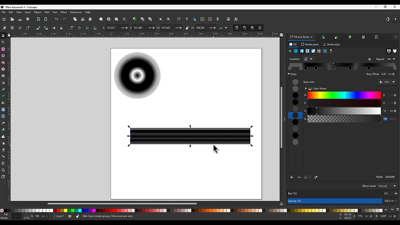Inkscape Male Chibi tutorial Part 3 Gradients - YouTube